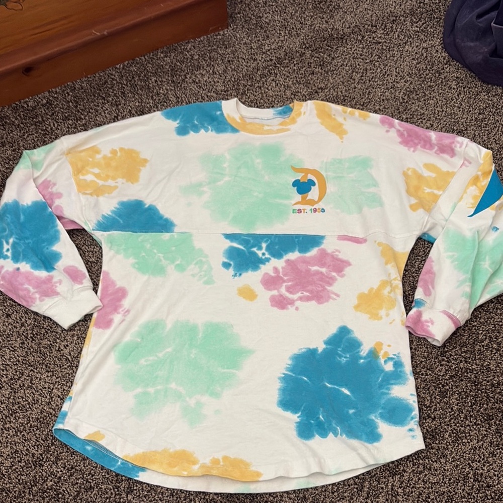Disneyland Tie Dye Long Sleeve Top